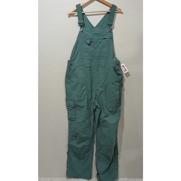 Duluth Trading Co Pants - DULUTH TRADING Heirloom Gardening Bib Overalls 1X x 31 NWT Green Fir Ripstop